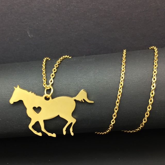 Personalized Horse Necklace