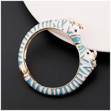 Load image into Gallery viewer, Enamel Color Horse Bangle Bracelet for Party Prom Wedding
