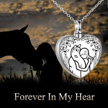 Load image into Gallery viewer, 925 Silver Horse Urn Necklace
