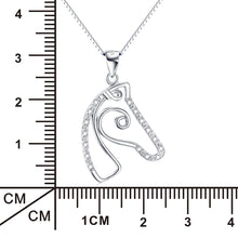 Cargar imagen en el visor de la galería, 925 silver Horse Head Necklace
