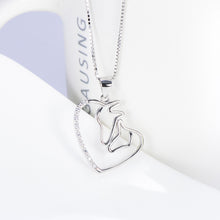 Load image into Gallery viewer, 925 Silver Double Horse Head Necklace

