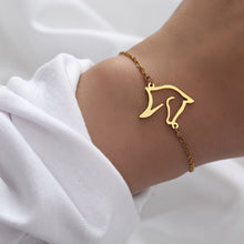 Load image into Gallery viewer, Line Horse Charms Bracelet
