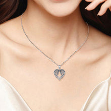 Загрузить изображение в средство просмотра галереи, 925 Серебряное Ожерелье Лошади в Форме Сердца
