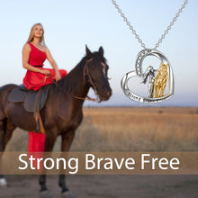 Lataa kuva Galleria-katseluun, Strong Brave Free Silver Necklace
