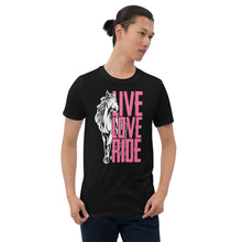 Load image into Gallery viewer, live love Ride tricou unisex
