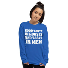 Załaduj obraz do przeglądarki galerii, Bad taste in MEN  Long Sleeve Shirt - HorseObox
