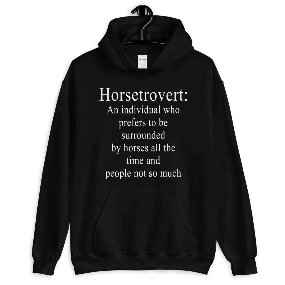 Horsetrovertユニセックスパーカー