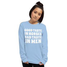 Cargar imagen en el visor de la galería, Bad taste in MEN  Long Sleeve Shirt - HorseObox
