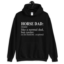 Load image into Gallery viewer, Horse Dad Unisex Hoodie
