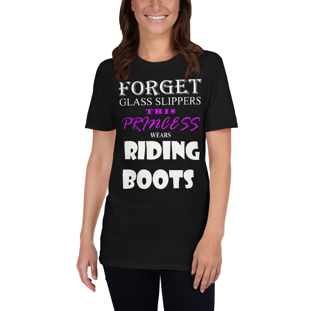 This princess wears BOOTS Unisex T-Shirt