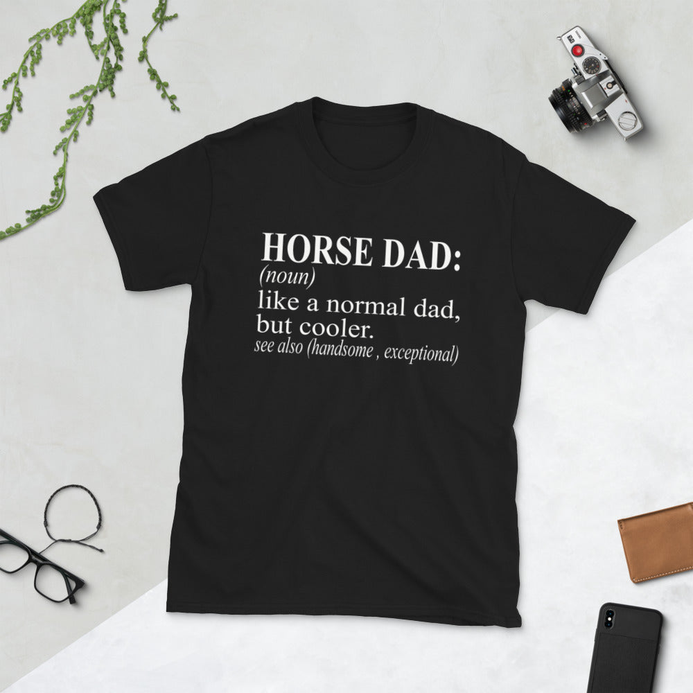 馬のお父さんユニセックスTシャツ