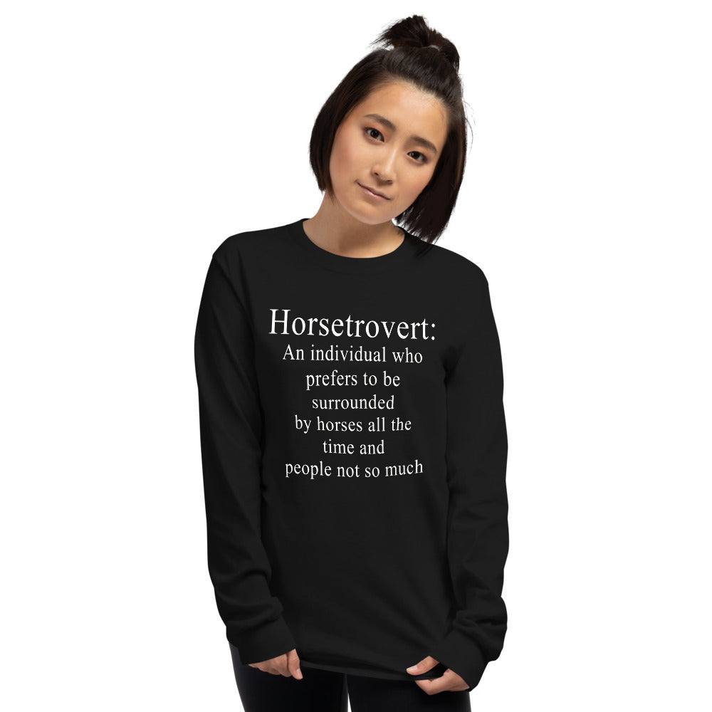 Horsetrovert Langarmshirt
