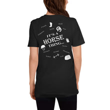 이미지를 갤러리 뷰어에 로드 , It&#39;s Horse Things 남여 공용 티셔츠
