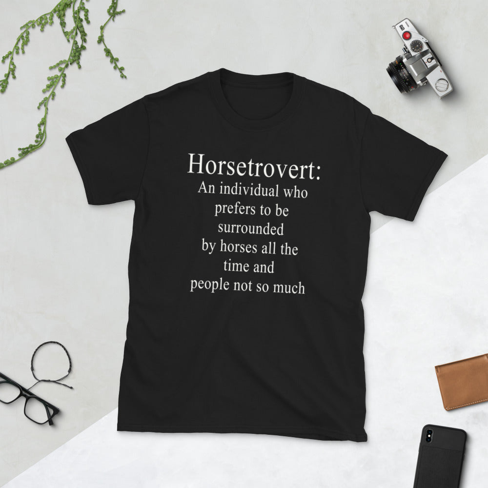 HorsetrovertユニセックスTシャツ