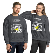 Load image into Gallery viewer, I do Gravity checks Unisex Sweatshirt
