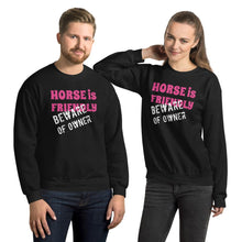 画像をギャラリービューアに読み込む, Beware of Owner Unisex Sweatshirt - HorseObox
