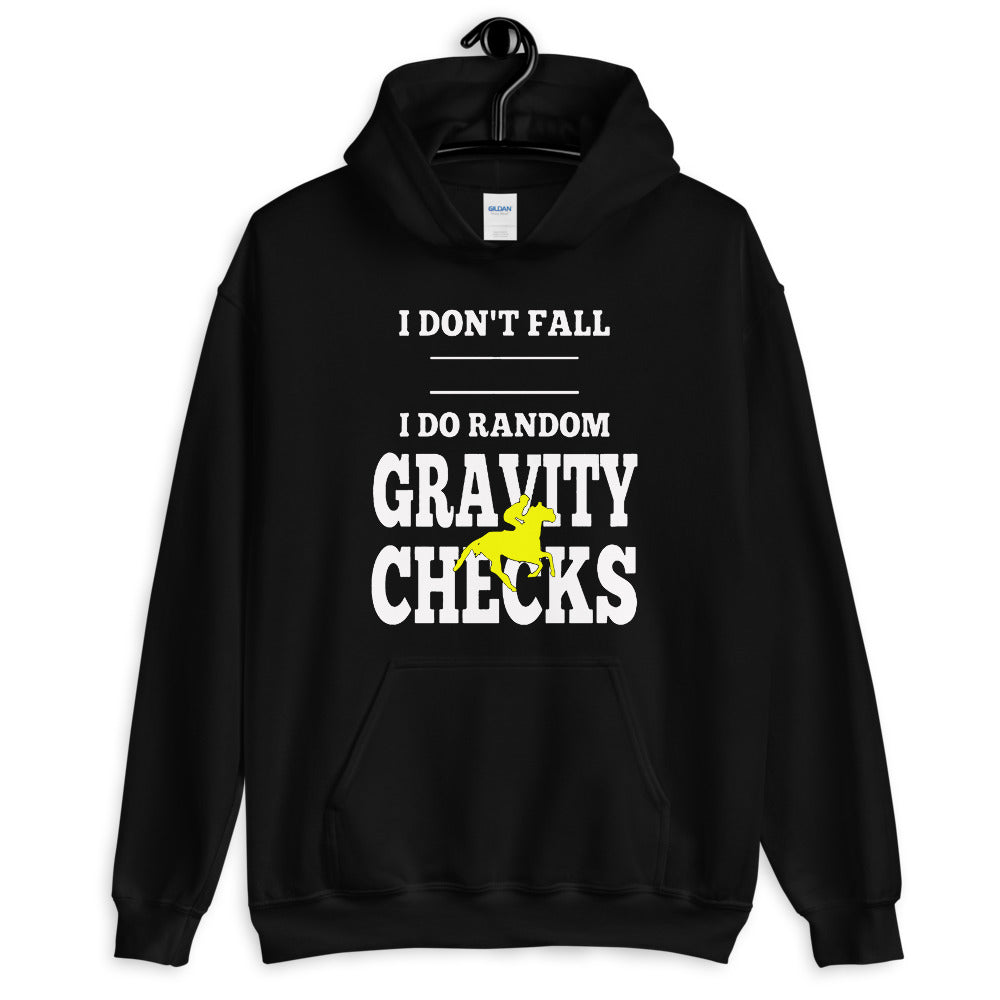 Ich mache Gravity Checks Unisex Hoodie