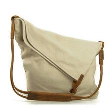Načíst obrázek do prohlížeče Galerie, Canvas Leather Vintage Shoulder Bag - HorseObox
