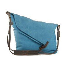 将图片加载到图库查看器，Canvas Leather Vintage Shoulder Bag - HorseObox
