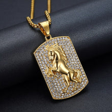 Load image into Gallery viewer, Horse with stone Necklace

