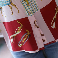 Load image into Gallery viewer, chian horse printing shirt
