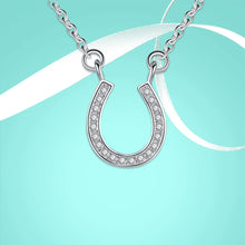 Load image into Gallery viewer, Horseshoe Zirconia Necklace
