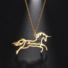 Load image into Gallery viewer, Unicorn Personalized Necklace
