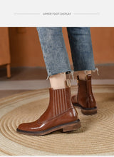 Load image into Gallery viewer, Split Leather Chelsea Boots
