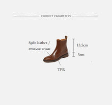 Load image into Gallery viewer, Split Leather Chelsea Boots

