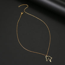 Načíst obrázek do prohlížeče Galerie, Roztomilý obrys koně náhrdelník
