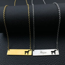 Load image into Gallery viewer, Personalized Horse Charm Necklace

